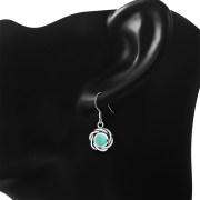 Turquoise Sterling Silver Earrings, e367